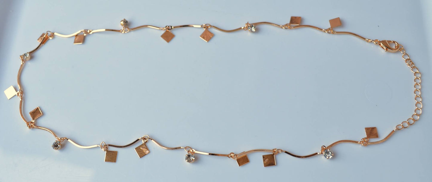 Square Charm Necklace