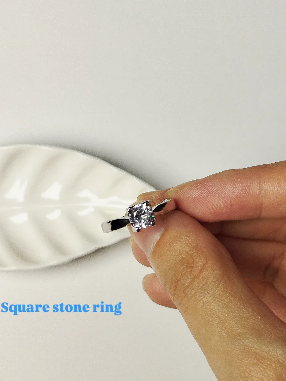 Square Stone Ring