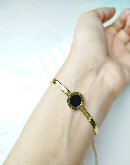 Black Charm Bracelet