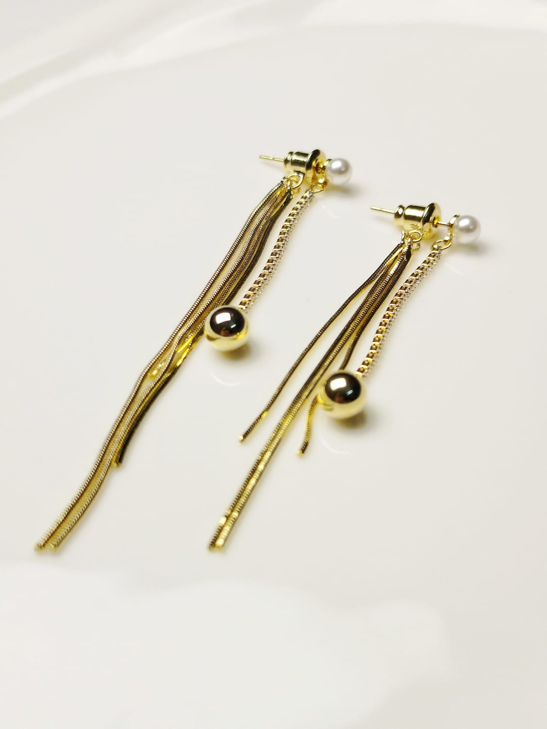 Golden Rain Earrings