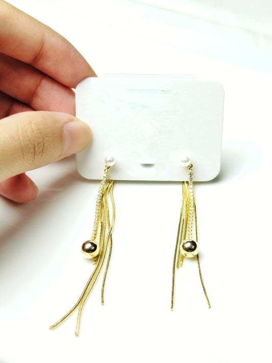 Golden Rain Earrings